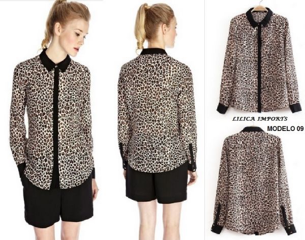 Camisa Blusa Animal Print Za*ra Inspired 9