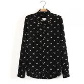 Camisa Blusa Lovely Estampa Cachorro Dog Tachas 1