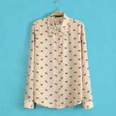 Camisa Blusa Lovely Estampa Cachorro Dog Tachas 3