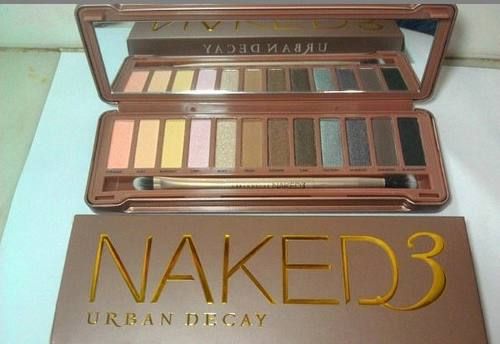 Paleta Naked 3 Urban Decay Réplica com Pincel Duplo