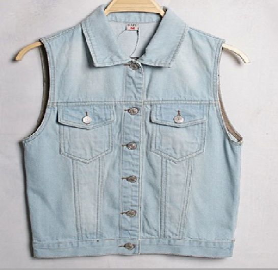 Colete Jaqueta Jeans