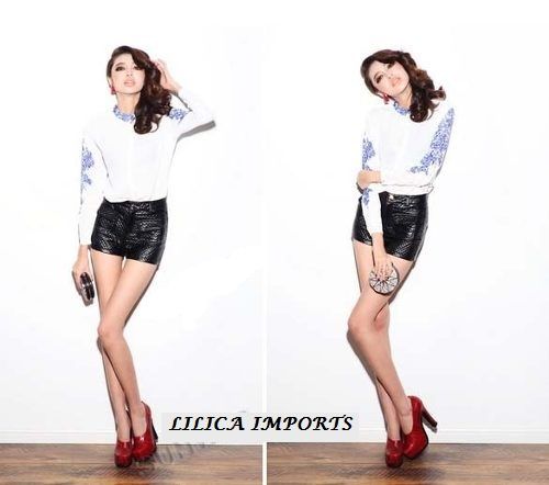 Camisa Estampa Porcelana Importada