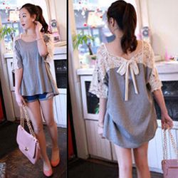 T-shirt Renda Bordada Plus Size Importada.