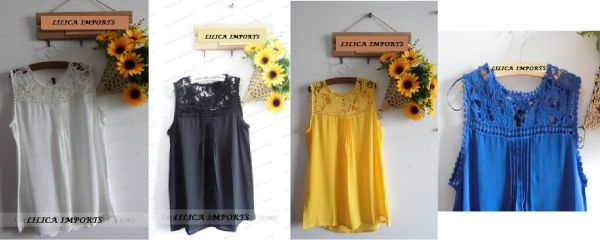 Blusa Renda Guipir Tam. Grande Inspired Zara